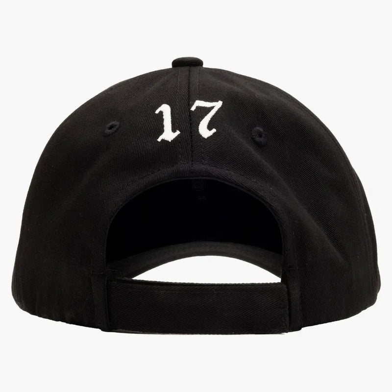 Pomsta xxxtentacion 17 vyšívaná čepice černá/bílá