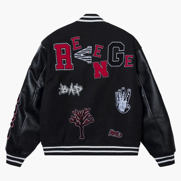 Revenge Xxxtentacion Bad Vibes Varsity Jacket Black
