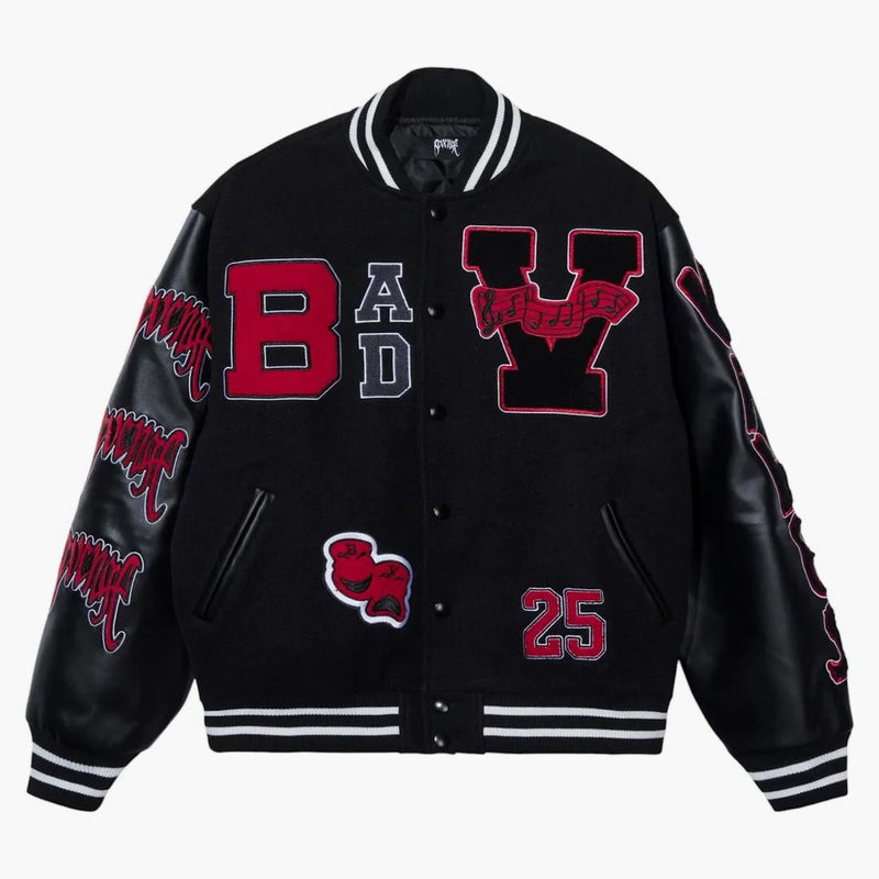 Revenge Xxxtentacion Bad Vibes Varsity Jacket Black
