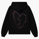 Venganza xxxtentación desamor rompecabezas sudadera con capucha negra/púrpura