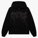 Venganza xxxtentación desamor rompecabezas sudadera con capucha negra/púrpura