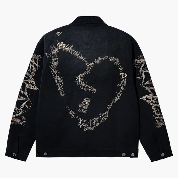 Revenge Xxxtentacion Heartbreak Work Jacket Black
