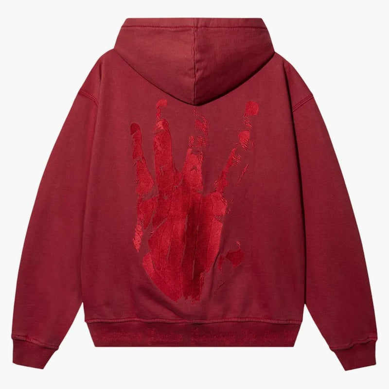 Revenge Xxxtentacion Kill Contrast Zip Hoodie Red/red