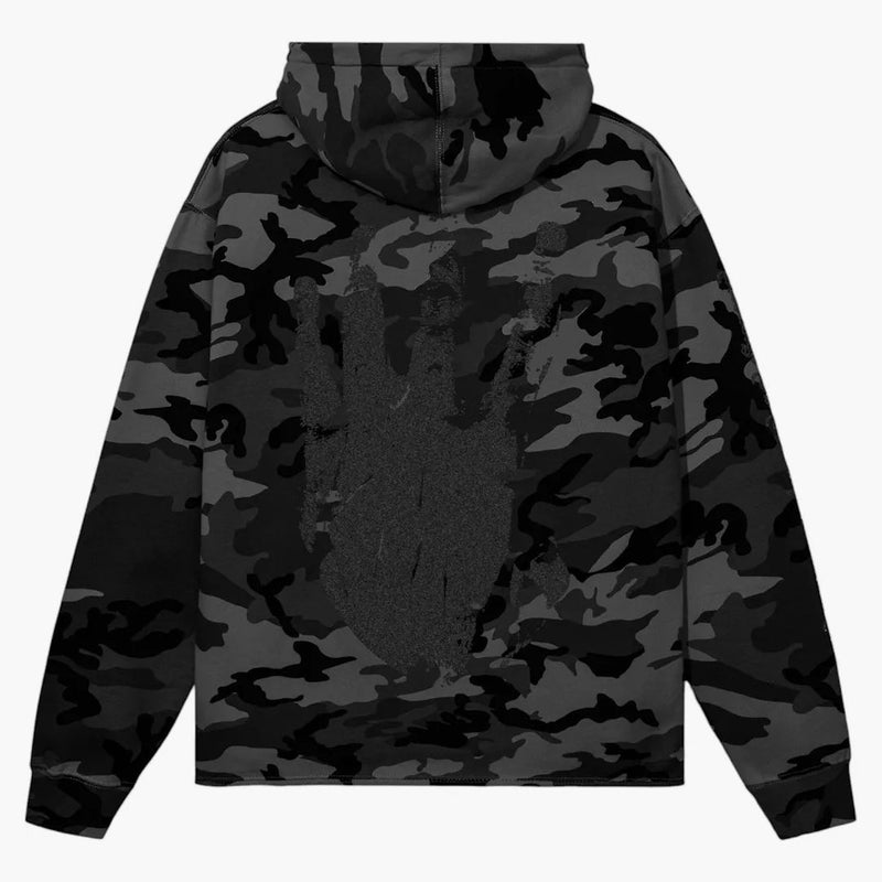 Hämnd XXXTENTACION KILL CROPPED HOUDIE Black Camo/3M