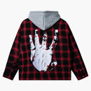 Revenge XXXtentacion Kill Hooded Flannel Red/White