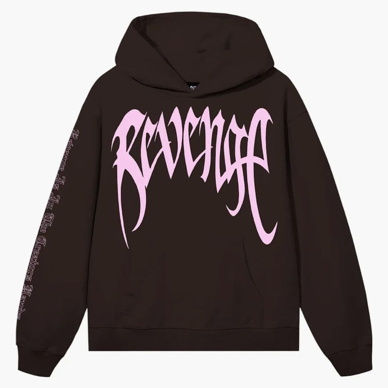 Revenge XXXtentacion Kill Hoodie Brown/Pink