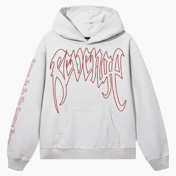 Zemsta XXXTentacion Zabójca Zarys Bluzy Cement/Red