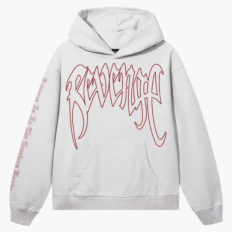 Revenge xxxtentacion Kill contorno con cappuccio cemento/rosso