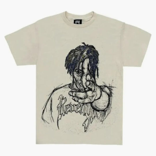 Revenge X 999 Sketch T-shirt Cream