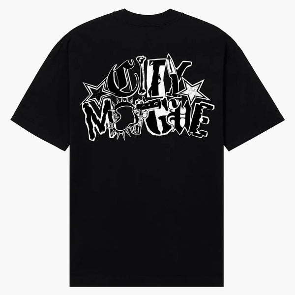 Revenge X City Morgue Arch Logo Claw Tee Black