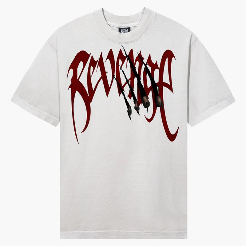 Revenge X City Morgue Arch Logo Claw Tee Cement