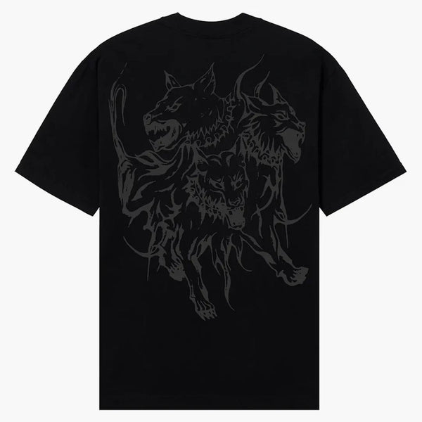 Revenge X City Morgue Lightning Logo Cerberus Tee Black