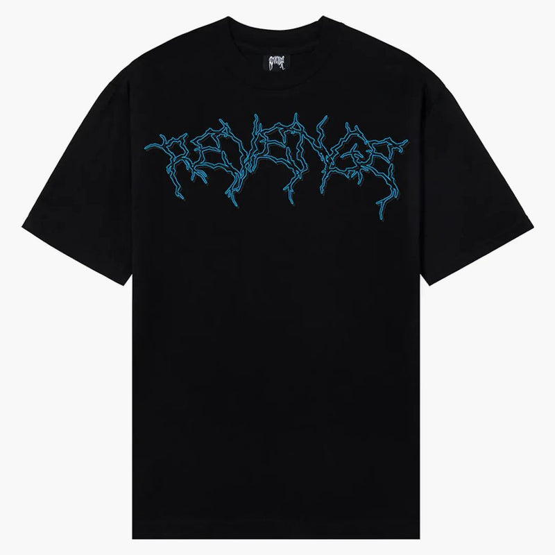 Revenge X City Morgue Lightning Logo Cerberus Tee Black