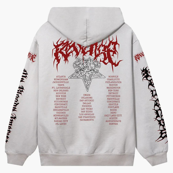 Revenge X City Morgue Metal Tour Hoodie Cement