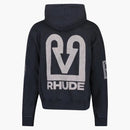 Rhude Banque De Rhude Hoodie Black