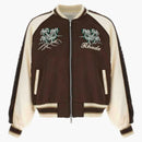 Rhude Crepe Satin Souvenier Jacket Brown/cream