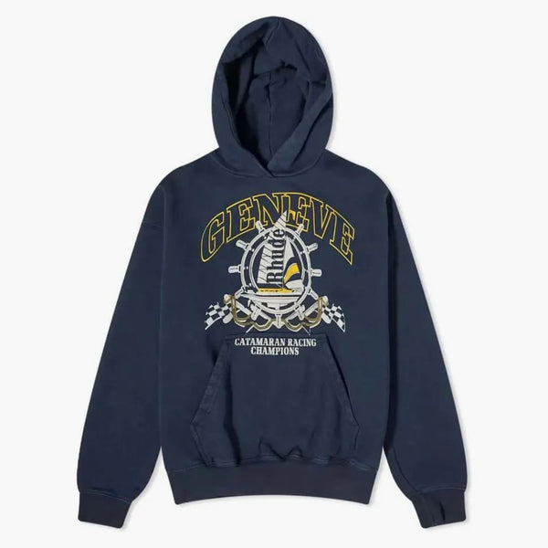Rhude Geneve Catamaran hoodie vintage svart