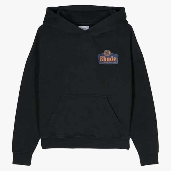 Rhude Grand Cru hoodie vintage svart