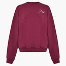 Rhude Logo Signature Paneled Sweatshirt Bordeaux