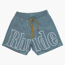 Rhude Logo Swim Trunk Sage