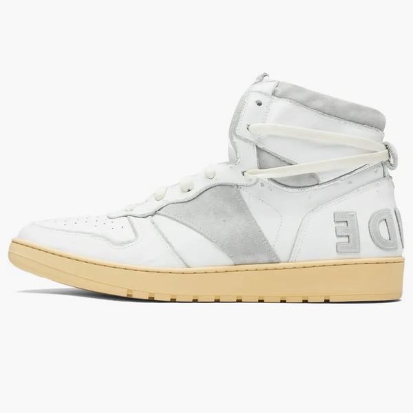 Rhude Recess Hi White Grey Natural Sole