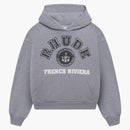 Rhude Riviera Patch Hoodie Heather Grey