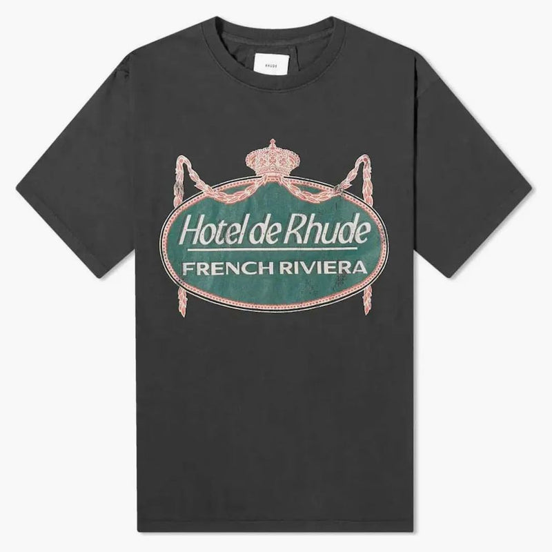 Rhude Riviera T-shirt vintage svart