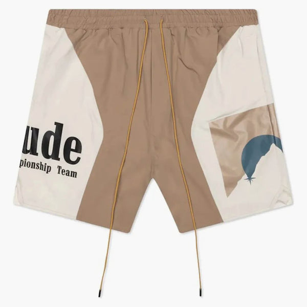 Rhude Senna Flight Shorts Tan/Cream