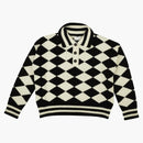 Rhude X Mclaren Flag Polo Sweater White/black