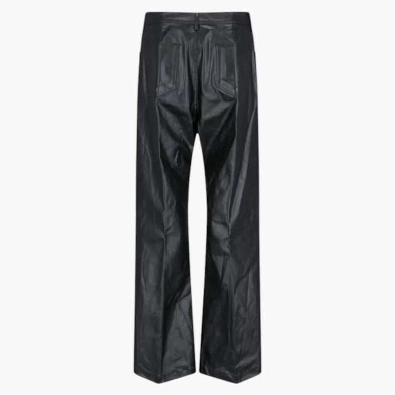 Rick Owens Coated Denim Geth Jeans Black