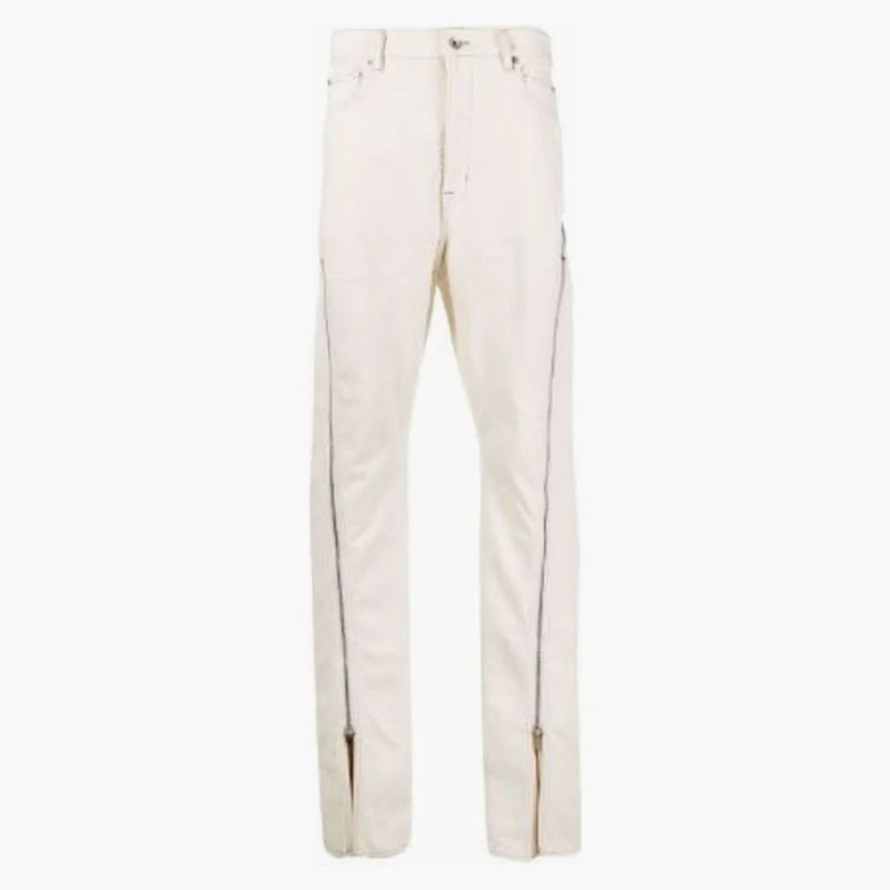 Rick Owens Drkshdw Bolan Banana Cut Jeans Natural