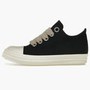 Rick Owens Drkshdw Canvas Low Top Black Milk