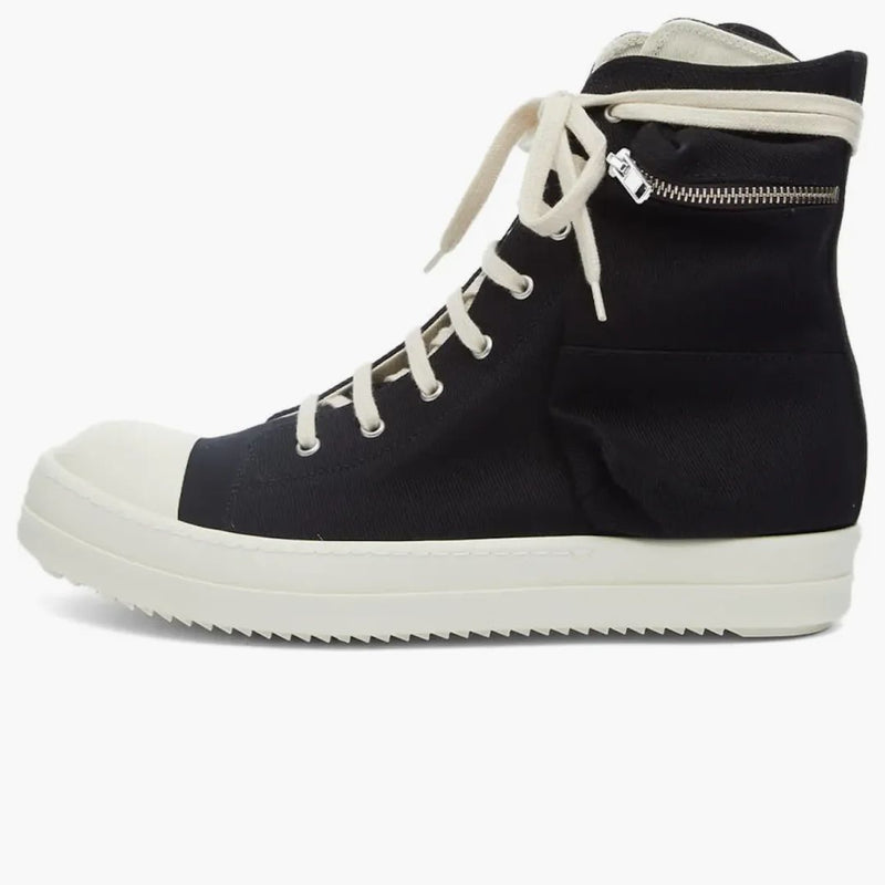 Rick Owens Drkshdw Cargo Lace Hi Black Milk