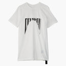 Rick Owens Drkshdw Curved Logo Print T-shirt Milk/Black