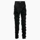 Rick Owens Drkshdw Distressed Slim Fit Jeans Black