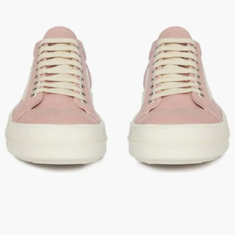 Rick Owens Drkshdw Edfu Vintage Sneakers Faded Pnk Pearl Milk