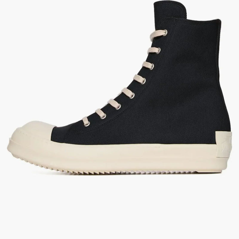 Rick Owens Drkshdw Hollywood High Sneaks Black Milk