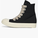 Rick Owens Drkshdw Hollywood Jumbo Lace Puffer High Top Black Milk