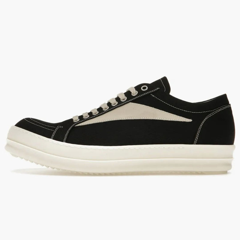 Rick Owens Drkshdw Lido Vintage Low Czarne mleko