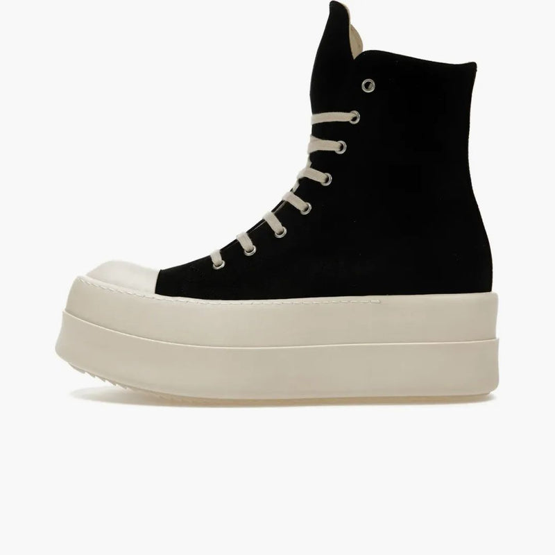Rick Owens Drkshdw Mega zderzak płótno, zakrada czarne mleko