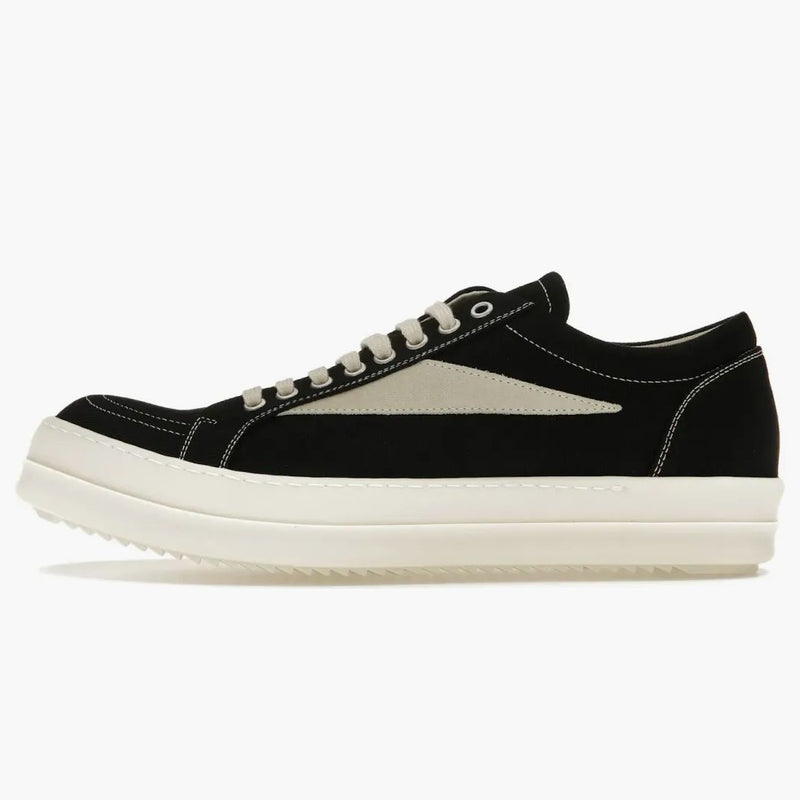 Rick Owens DrkshdW Porterville Vintage Low Czarne mleko