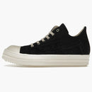 Rick Owens Drkshdw Slashed Low Sneaks Black Milk