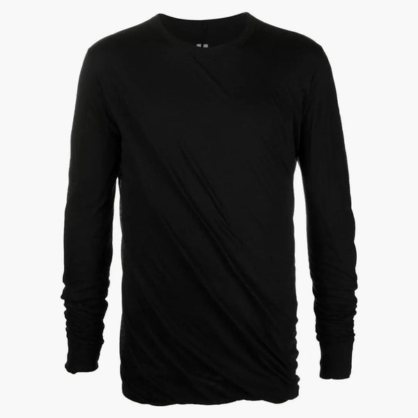 Rick Owens podwójna koszulka LS Black