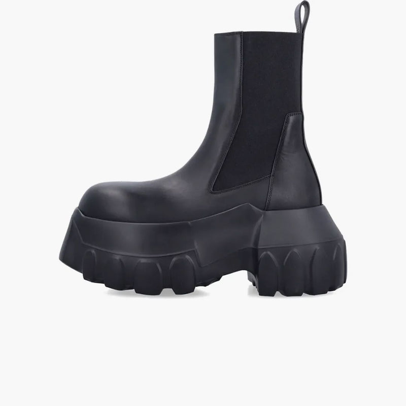 Rick Owens Hollywood Beatle Mega Tractor Boot Black (Dámské)