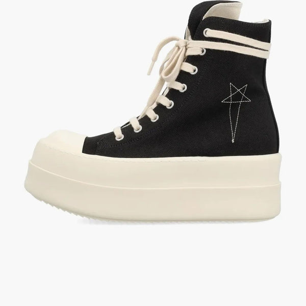 Podwójny zderzak Rick Owens Hollywood Drkshdw High Black Pearl Milk (damskie)