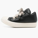 Rick Owens Portille Jumbo con acoso Low Leche negra (mujeres)