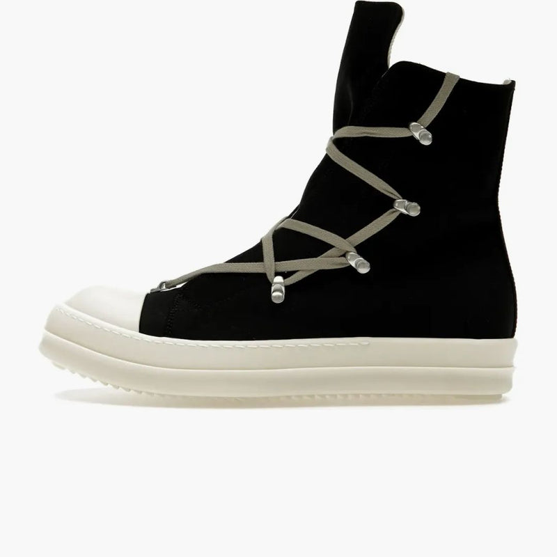 Rick Owens Lido Drkshdw Hexa High Czarne mleko