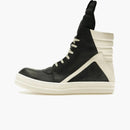 Rick Owens Lido Geobasket Milk Black