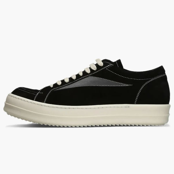 Rick Owens Luxor Vintage Low Leche negra suela