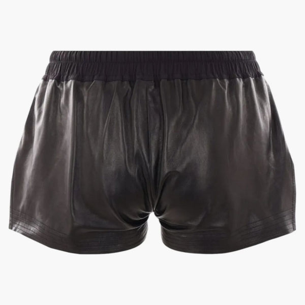Rick Owens Pelle Shorts Fog Bokserki Czarne